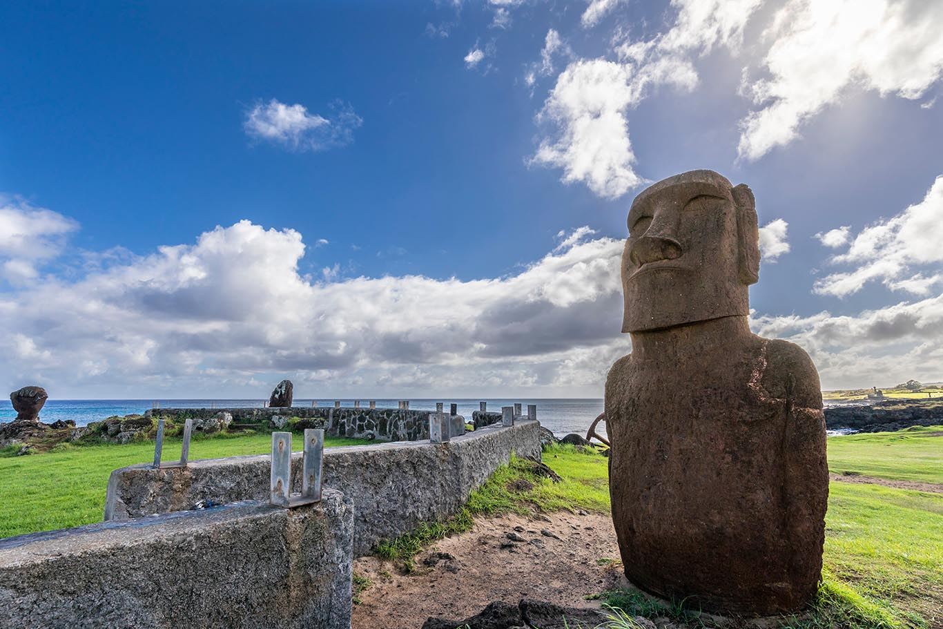Moai-Statue auf Rapa Nui (Osterinsel)